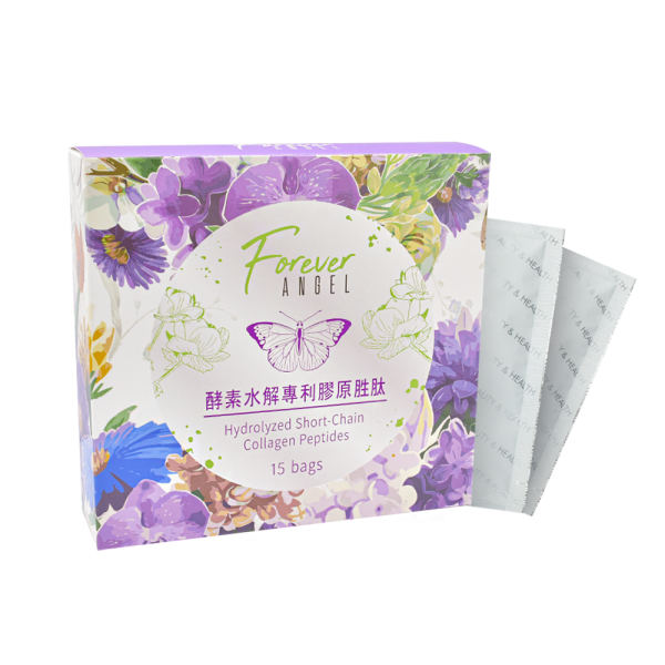 20230130_【FOREVER ANGEL】酵素水解專利膠原胜肽商品圖1000x1000 【Forever ANGEL】酵素水解專利膠原胜肽(15包/盒)